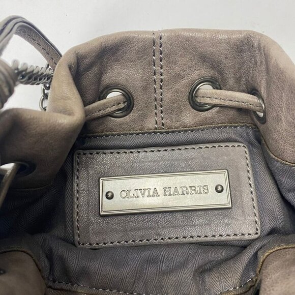 OLIVIA HARRIS Baby Ball Fur Drawstring Shoulder Bag with Chain Strap - Picture 5 of 13